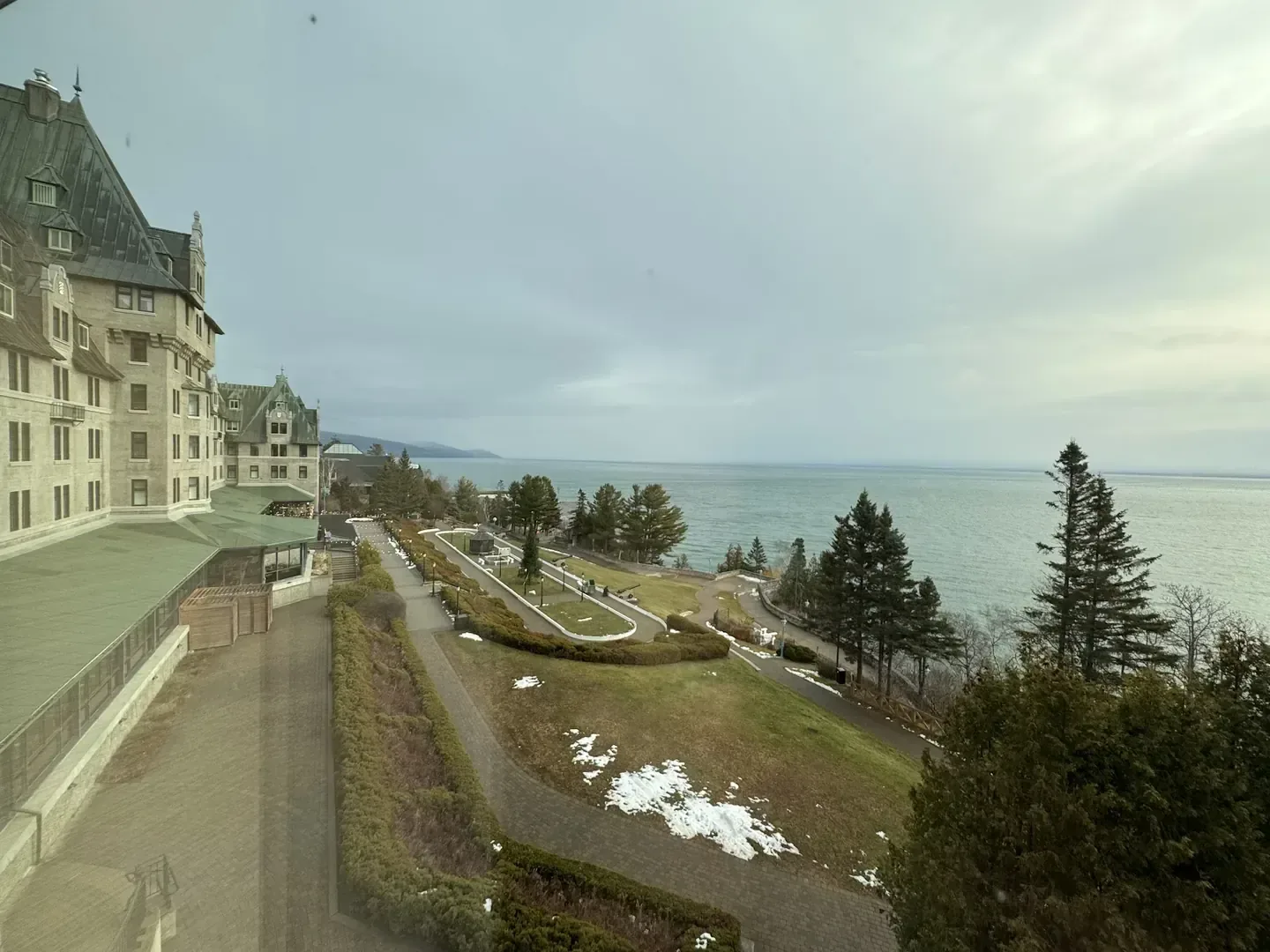 Historic resort architecture at Fairmont Le Manoir Richelieu