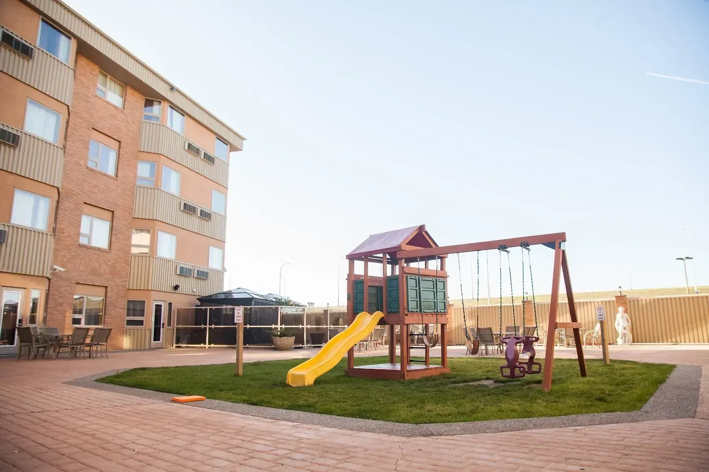 Resort exterior at Medicine Hat Lodge